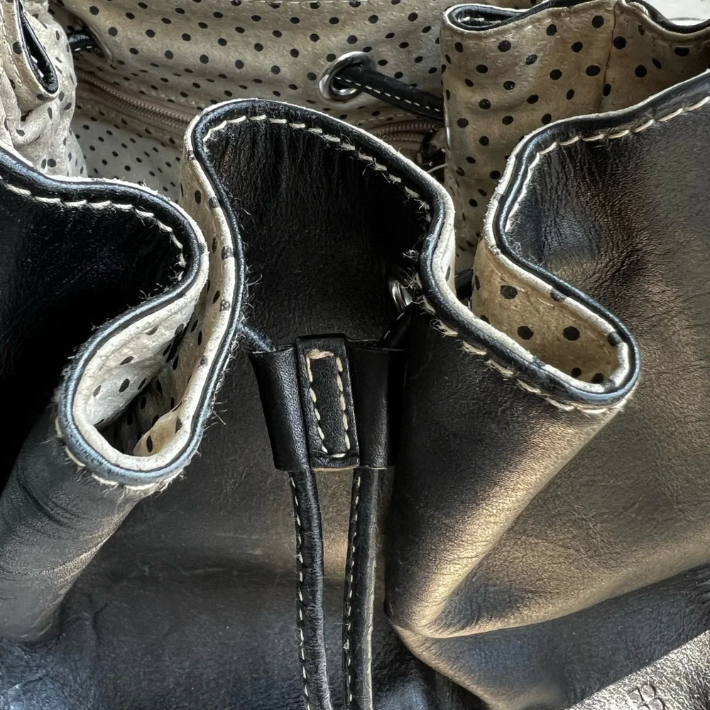 Kate Spade black leather hobo bag - Picture 2 of 12